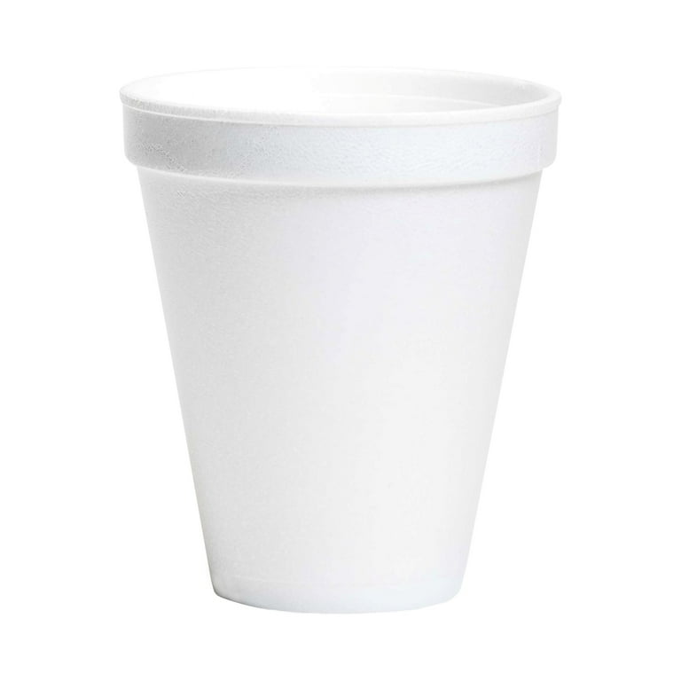  Tezzorio (100 Sets) 12 oz White Foam Cups with Lift'n'Lock Lids  and Stirrers, Disposable Foam Drink Cups, To Go Coffee Cups, Insulated Foam  Cups for Hot/Cold Drinks : Health & Household