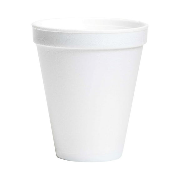 WinCup Disposable Drinking Cup White Styrofoam 12 oz. 1000 Ct 12C18
