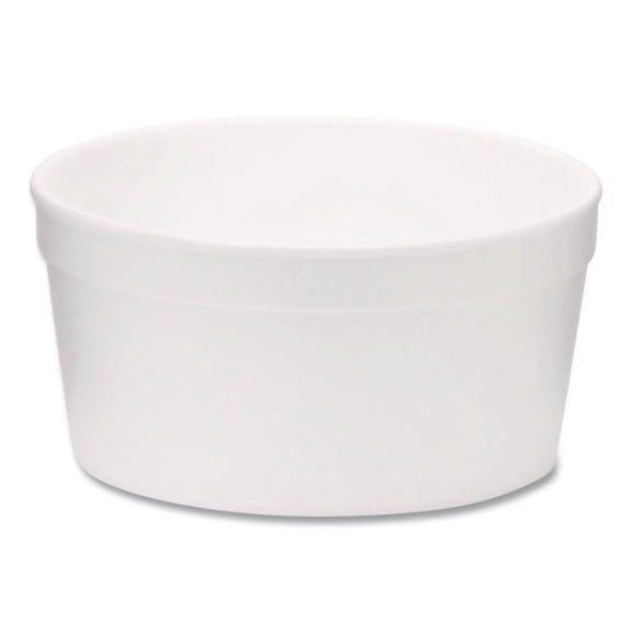8 oz Tall Style Foam Containers - White (500/Carton)