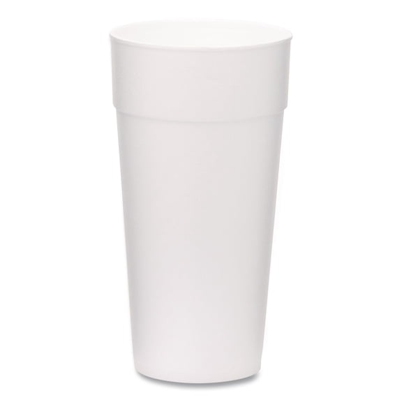 24 oz Foam Drink Cups - White (300/Carton)