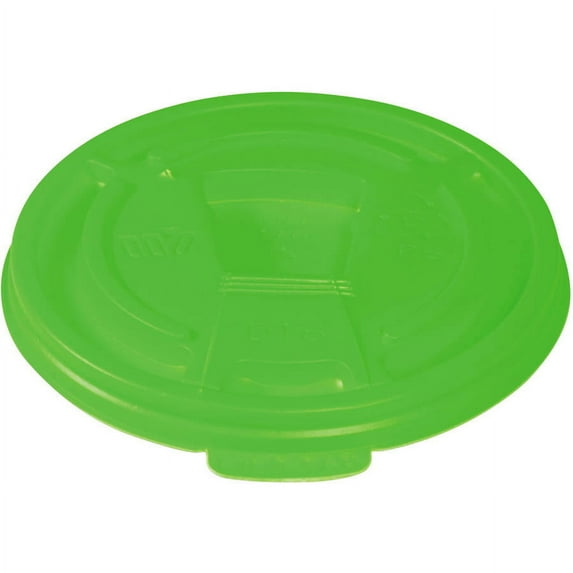 Vio Biodegradable Lids F/8 Oz Cups, Green, 1000/carton