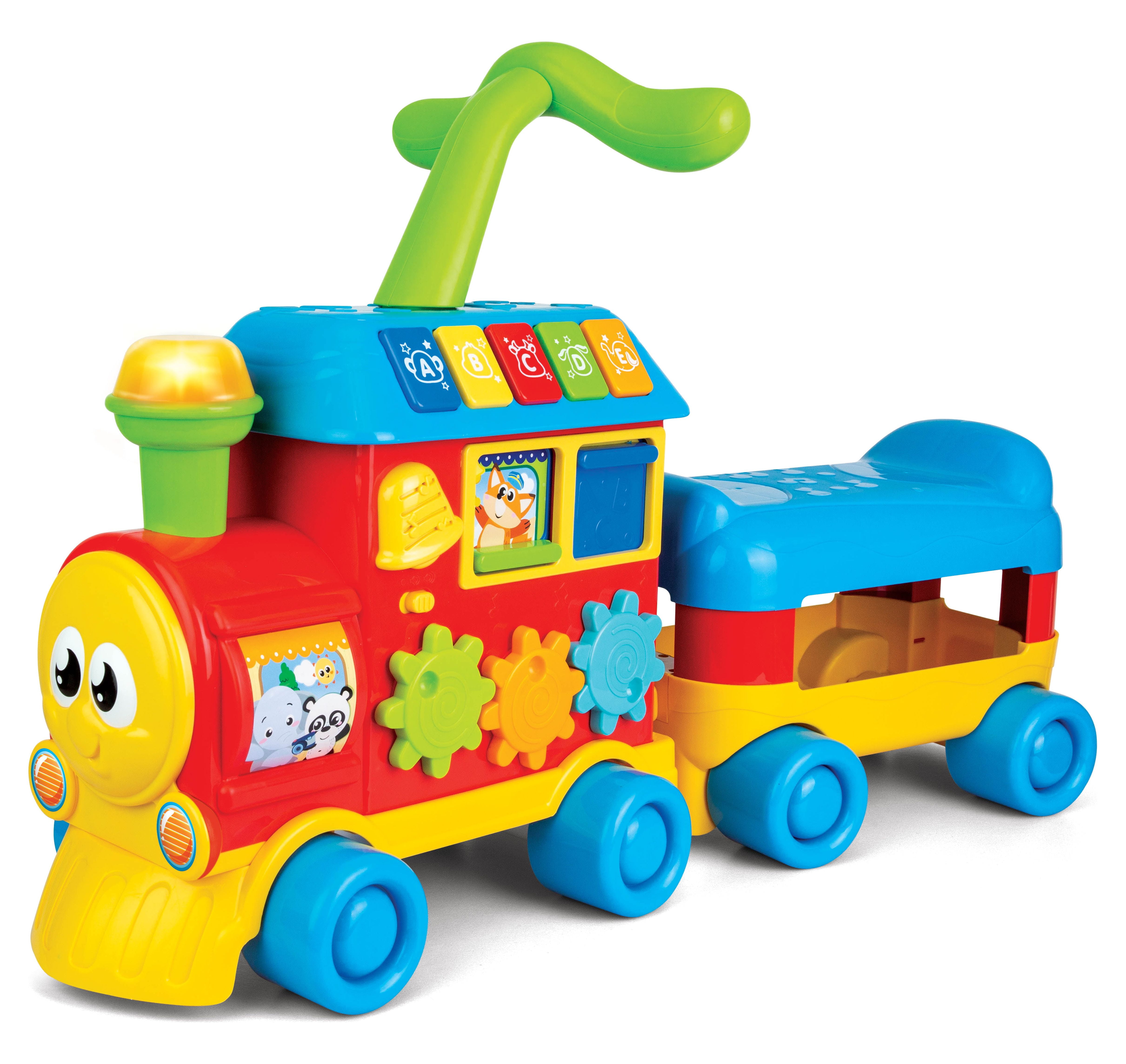 WinFun Walker Ride On Learning Train Unisex Multicolor Ages 12 36 Months