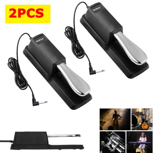 WinHolder 2X Donner Universal Sustain Foot Pedal Electronic Piano Keyboard Polarity Switch