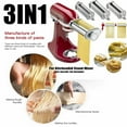 thumbnail image 1 of WinHolder 3-Piece Pasta Roller Attachments Set for KitchenAid Stand Mixer, Noodles Maker Attachment Pasta Cutter Accessories Set, 1 of 5
