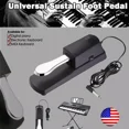 thumbnail image 1 of WinHolder Damper Sustain Pedal Foot Switch For Yamaha Electronic Piano Keyboard Black, 1 of 12