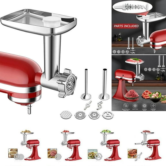 WinHolder Kitchen Food Meat Grinder Sausage Stuffer Attachment For KitchenAid Stand Mixer