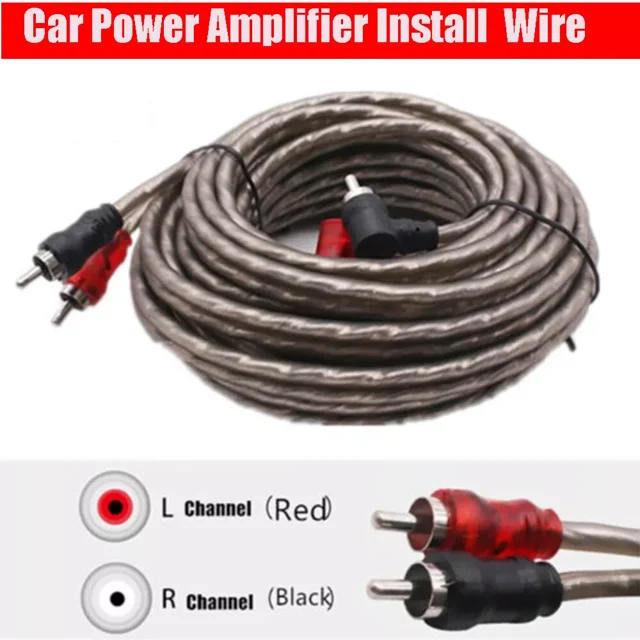 WinHolder USA Car Audio Cable Amp Amplifier Install RCA Subwoofer Sub