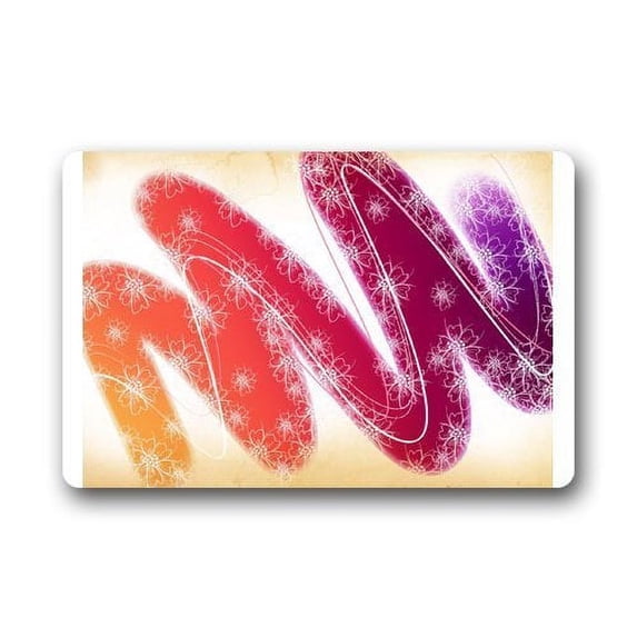 WinHome Abstract Painting Doormat Floor Mats Rugs Outdoors/Indoor Doormat Size 23.6x15.7 inches