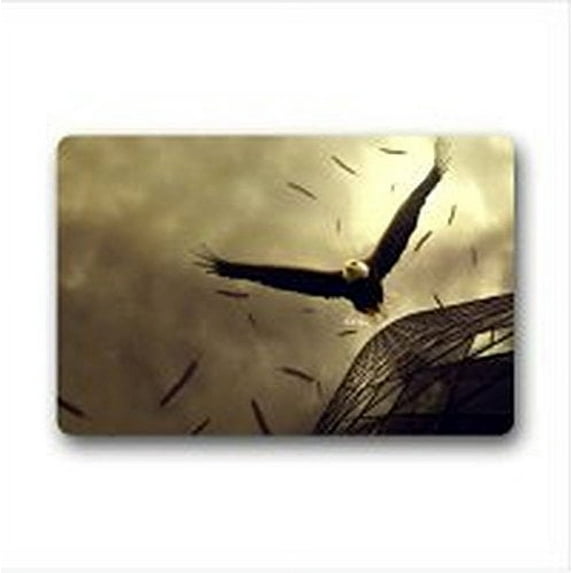 WinHome Acute Eagle Doormat Floor Mats Rugs Outdoors/Indoor Doormat Size 23.6x15.7 inches