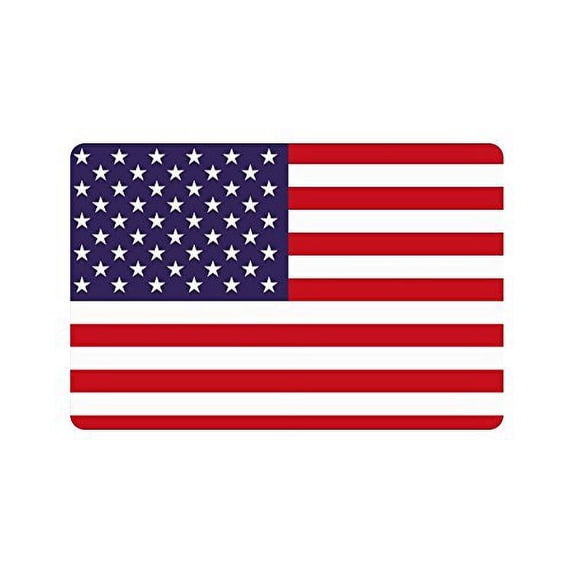 WinHome American Flag Doormat Floor Mats Rugs Outdoors/Indoor Doormat Size 23.6x15.7 inches