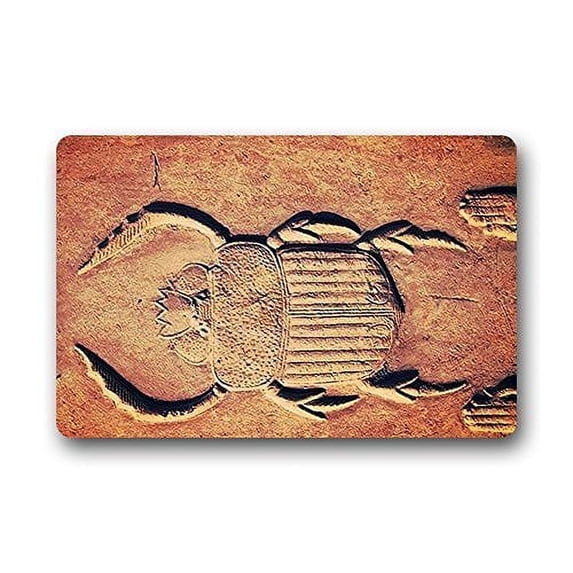 WinHome Ancient Egypt Doormat Floor Mats Rugs Outdoors/Indoor Doormat Size 23.6x15.7 inches