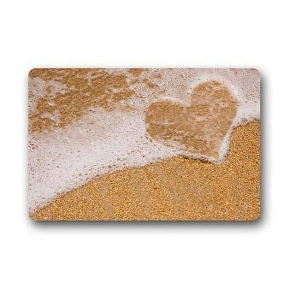 WinHome Beach Doormat Floor Mats Rugs Outdoors/Indoor Doormat Size 23.6x15.7 inches