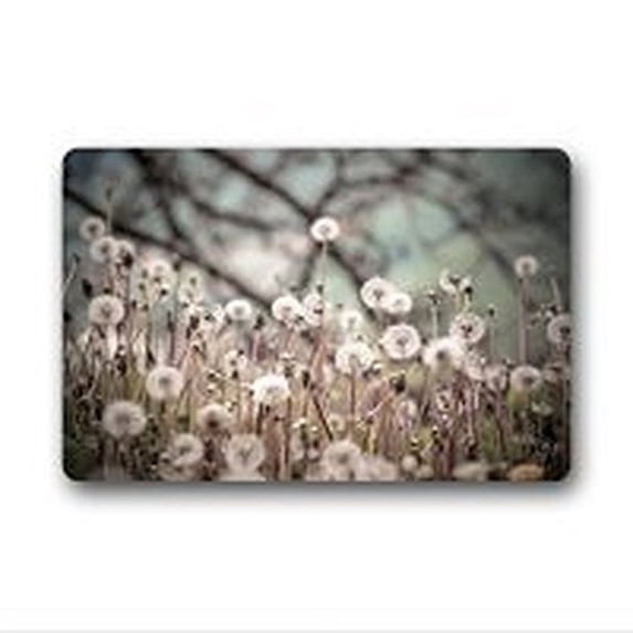 WinHome Beautiful Dandelion Doormat Floor Mats Rugs Outdoors/Indoor Doormat Size 23.6x15.7 inches