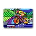 thumbnail image 1 of WinHome Bicycle Door Mat Outdoor Indoor Floor Mat Doormat Floor Mats Rugs Outdoors/Indoor Doormat Size 30x18 inches, 1 of 1