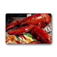 thumbnail image 1 of WinHome Big Lobster Doormat Floor Mats Rugs Outdoors/Indoor Doormat Size 23.6x15.7 inches, 1 of 1