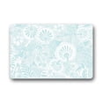 thumbnail image 1 of WinHome Blue Flower Pattern Doormat Floor Mats Rugs Outdoors/Indoor Doormat Size 23.6x15.7 inches, 1 of 1