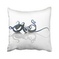 thumbnail image 1 of WinHome Blue Octopus Lifelike Works Of Art Decorative Pillowcases With Hidden Zipper Decor Cushion Covers Two Sides 20x20 inches, 1 of 1
