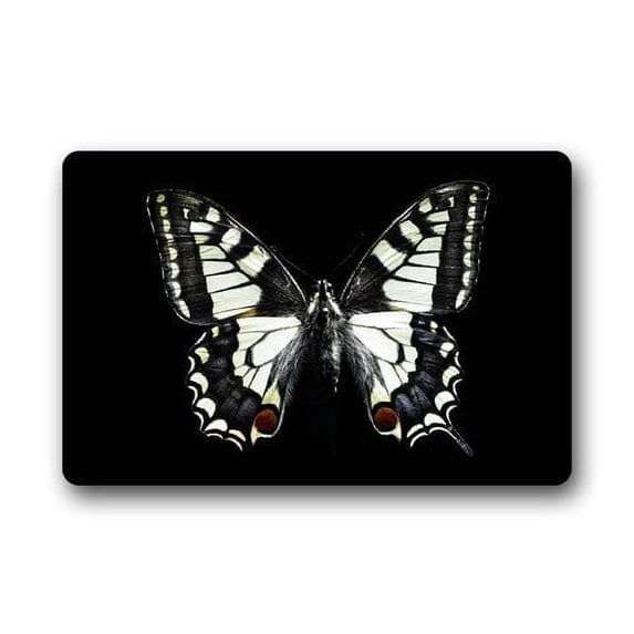 WinHome Butterfly Doormat Floor Mats Rugs Outdoors/Indoor Doormat Size 23.6x15.7 inches