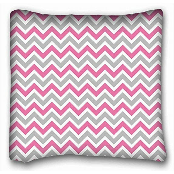 WinHome Chevron Gradient Wave Tribal Striped Geometric Pillowcase Throw Cushion Pillow Case Cover Anchor Light Blue Coral Teal Pink Mint Green Turquoise Aqua Grey Beige For Home Sofa Size 18x18 Inches