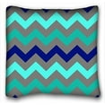 thumbnail image 1 of WinHome Chevron Gradient Wave Tribal Striped Geometric Pillowcase Throw Cushion Pillow Case Cover Anchor Light Blue Coral Teal Pink Mint Green Turquoise Aqua Grey Beige For Home Sofa Size 18x18 Inches, 1 of 1