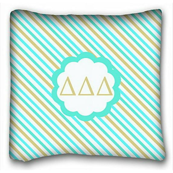 WinHome Chevron Gradient Wave Tribal Striped Geometric Pillowcase Throw Cushion Pillow Case Cover Anchor Light Blue Coral Teal Pink Mint Green Turquoise Aqua Grey Beige For Home Sofa Size 18x18 Inches