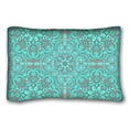 thumbnail image 1 of WinHome Chevron Gradient Wave Tribal Striped Geometric Pillowcase Throw Cushion Pillow Case Cover Anchor Light Blue Coral Teal Pink Mint Green Turquoise Aqua Grey Beige For Home Sofa Size 20x30 Inches, 1 of 1