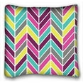 thumbnail image 1 of WinHome Chevron Gradient Wave Tribal Striped Geometric Pillowcase Throw Cushion Pillow Case Cover Anchor Light Blue Coral Teal Pink Mint Green Turquoise Aqua Grey Beige For Home Sofa Size 20x20 Inches, 1 of 1