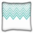 thumbnail image 1 of WinHome Chevron Gradient Wave Tribal Striped Geometric Pillowcase Throw Cushion Pillow Case Cover Anchor Light Blue Coral Teal Pink Mint Green Turquoise Aqua Grey Beige For Home Sofa Size 18x18 Inches, 1 of 1