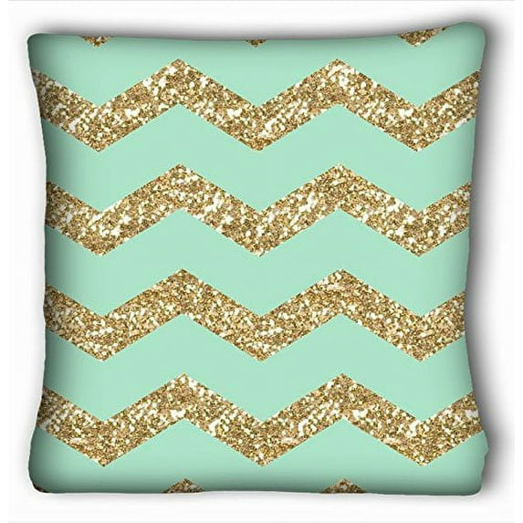 WinHome Chevron Gradient Wave Tribal Striped Geometric Pillowcase Throw Cushion Pillow Case Cover Anchor Light Blue Coral Teal Pink Mint Green Turquoise Aqua Grey Beige For Home Sofa Size 20x20 Inches