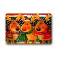 thumbnail image 1 of WinHome Christmas Reindeer Pattern Doormat Floor Mats Rugs Outdoors/Indoor Doormat Size 23.6x15.7 inches, 1 of 1