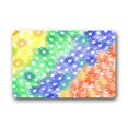 thumbnail image 1 of WinHome Colorful Daisy Flower Doormat Floor Mats Rugs Outdoors/Indoor Doormat Size 23.6x15.7 inches, 1 of 1