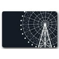thumbnail image 1 of WinHome Colorful Ferris Wheel Doormat Floor Mats Rugs Outdoors/Indoor Doormat Size 23.6x15.7 inches, 1 of 1