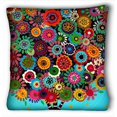 thumbnail image 1 of WinHome Comfortable Beautiful Patterns And Strips Mexican Style Tree Flower Floral Pillow Case Size 20x20 inches Two Side Print, 1 of 1