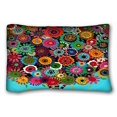 thumbnail image 1 of WinHome Comfortable Beautiful Patterns And Strips Mexican Style Tree Flower Floral Pillow Case Size 20x30 inches Two Sided Print, 1 of 1