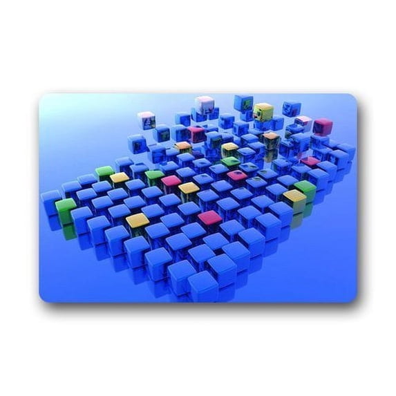 WinHome Creative and Beautiful Computer Keyboard Doormat Floor Mats Rugs Outdoors/Indoor Doormat Size 23.6x15.7 inches