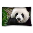 thumbnail image 1 of WinHome Custom Cute Lovely Panda Pillowcase Rectangle Zippered Design Printed Pillows Throw Pillow Cover Cushion Case Covers Size 20x30 Inches Two Sided Print, 1 of 1