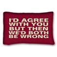 thumbnail image 1 of WinHome Customized Standard New Arrival Pillowcases Humorous Sarcasm Humor Funny Quotes Pillow Square Pillowcases Cover Cushion Sofa Size 20x30 Inches Two Side, 1 of 1
