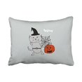 thumbnail image 1 of WinHome Cute Cartoon Happy Halloween Funny Cool Cat Personalized Watercolor Polyester 20 x 30 Inch Rectangle Throw Pillow Covers With Hidden Zipper Home Sofa Cushion Decorative Pillowcases, 1 of 1