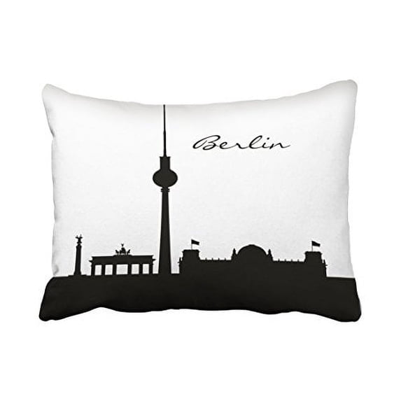 WinHome Cute Chic Vintage Bird Sparrow Watercolor Painting Rocks Stones Fashion Polyester 20 x 30 Inch Rectangle Throw Pillow Covers With Hidden Zipper Home Sofa Cushion Decorative Pillowcases