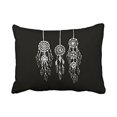 thumbnail image 1 of WinHome Cute Chic Vintage Black Bulldog Head Watercolor Painting Girly Polyester 20 x 30 Inch Rectangle Throw Pillow Covers With Hidden Zipper Home Sofa Cushion Decorative Pillowcases, 1 of 1