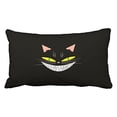 thumbnail image 1 of WinHome Cute Funny Happy Halloween Cool Cat Smile Watercolor Polyester 20 x 30 Inch Rectangle Throw Pillow Covers With Hidden Zipper Home Sofa Cushion Decorative Pillowcases, 1 of 1