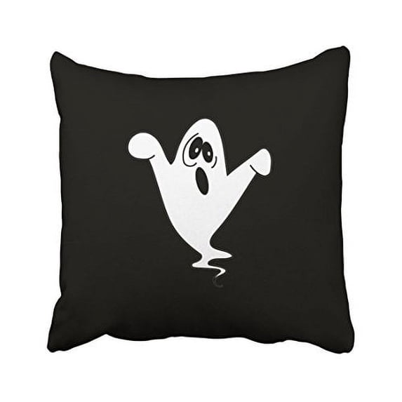 WinHome Cute Howling Ghost Halloween Throw Pillow Covers Cushion Cover Case 18x18 Inches Pillowcases Two Side