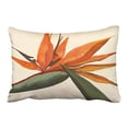 thumbnail image 1 of WinHome Cute Retro Fashion Bird Of Paradise Polyester 20 x 30 Inch Rectangle Throw Pillow Covers with Hidden Zipper Home Sofa Cushion Decorative Pillowcases, 1 of 1