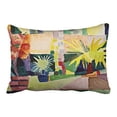 thumbnail image 1 of WinHome Cute Vintage Artisti Watercolor Vivid Colorful Hand Pating Polyester 20 x 30 Inch Rectangle Throw Pillow Covers With Hidden Zipper Home Sofa Cushion Decorative Pillowcases, 1 of 1