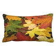 thumbnail image 1 of WinHome Decorative Autumn Leaves Fall Throw Pillow Covers for Sofa and Bed Size 20x30 inches Two Side, 1 of 1