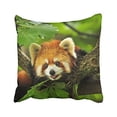 thumbnail image 1 of WinHome Decorative Custom Special Design funny cute red panda Zippered Pillowcases Pillow cover Size 20x20 inches Two Side, 1 of 1