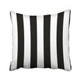 thumbnail image 1 of WinHome Decorative Decors Decorative Throw Pillow Case Cushion Cover Modern Black White Stripes Pattern Pillows Size 20x20 inches Two Side, 1 of 1