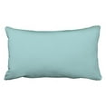 thumbnail image 1 of WinHome Decorative Decors Solid Sea Glass Blue Green Pop Of Color Throw Pillow Case Cushion Cover Home Sofa Decorative Size 20x30 inches Two Side, 1 of 1