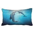 thumbnail image 1 of WinHome Decorative Dolphin Tale Poster Pillow Cover Design Zippered Pillowcase Personalized Throw Pillowcases Decorative Sofa Or Bed Pillow Case Cover Size 20x30 inches Two Side, 1 of 1