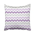 thumbnail image 1 of WinHome Decorative Lavender Two Tone and Gray Sawtooth Design Classic Stripes Pattern For Decoration Pillow Case Zipper Pillow Cover Brief Design Pillowcase Cover Size 18x18 inches, 1 of 1